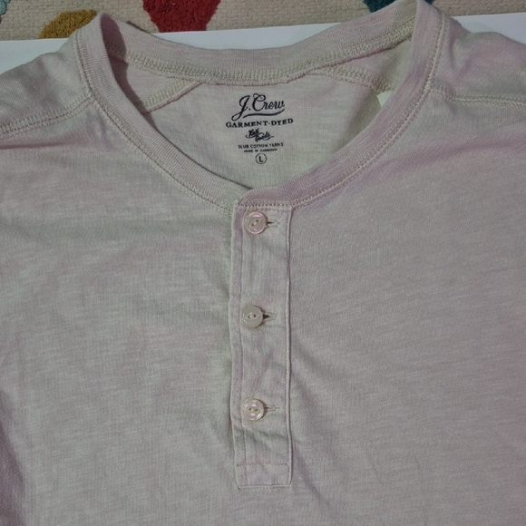 J.Crew Garment-Dyed Henley Shirt - Picture 3 of 5